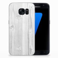 Samsung Galaxy S7 | Bumper Hoesje | White Wood
