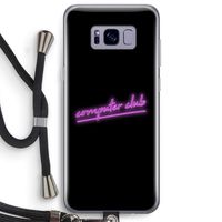 Vice Black: Samsung Galaxy S8 Plus Transparant Hoesje met koord Vice Black: Samsung Galaxy S8 Plus Transparant Hoesje met koord