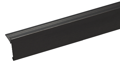 Aluminium Daktrim Zwart RAL9005 - 60 x 64 x 2500 mm Aluminium Daktrim Zwart RAL9005 - 60 x 64 x 2500 mm