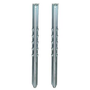 Grondpennen/tentharingen van metaal - 40 cm - 4x stuks - XXL size - Kampeer artikelen