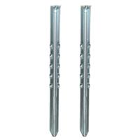 Grondpennen/tentharingen van metaal - 40 cm - 4x stuks - XXL size - Kampeer artikelen