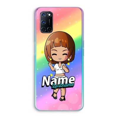 Chibi Maker vrouw: Oppo A52 Transparant Hoesje