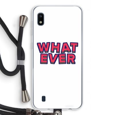 Whatever: Samsung Galaxy A10 Transparant Hoesje met koord