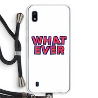 Whatever: Samsung Galaxy A10 Transparant Hoesje met koord