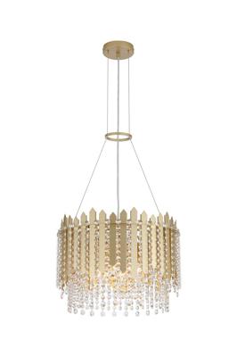 Searchlight HanglampSpear goud Ø 45cm - 44710-8GO