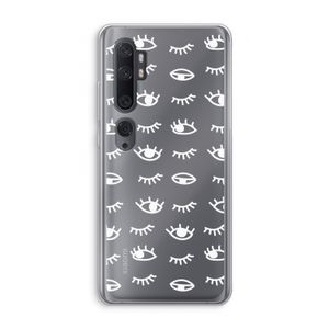 Eye pattern #3: Xiaomi Mi Note 10 Transparant Hoesje