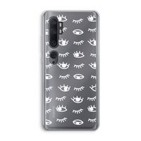 Eye pattern #3: Xiaomi Mi Note 10 Transparant Hoesje