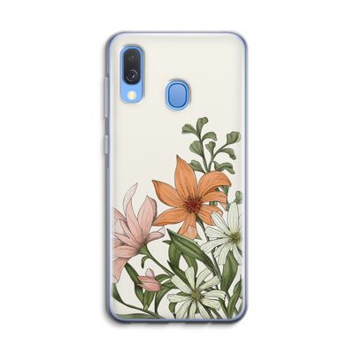 Floral bouquet: Samsung Galaxy A40 Transparant Hoesje