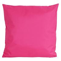 Buiten of tuin sier kussens - fuchsia roze - 60 x 60 cm - binnen/buiten - tuinbank - thumbnail