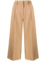 Marni pantalon de tailleur à coupe courte - Marron