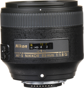 Nikon AF-S NIKKOR 85mm f/1.8G SLR Telelens Zwart