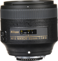 Nikon AF-S NIKKOR 85mm f/1.8G SLR Telelens Zwart - thumbnail