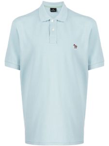 PS Paul Smith polo en coton biologique à logo brodé - Bleu