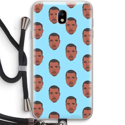 Kanye Call Me?: Samsung Galaxy J7 (2017) Transparant Hoesje met koord
