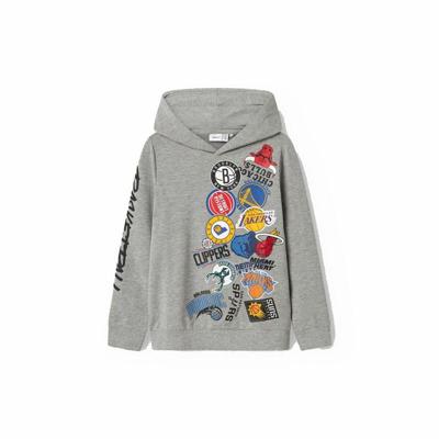 Kinderhoodie Name It Lichtgrijs - Maat: 13-14 Jaar