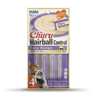 INABA Churu Haarbal Tonijn traktatie - 4x14 g