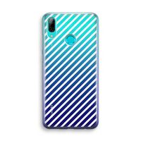 Strepen zwart-wit: Huawei P Smart (2019) Transparant Hoesje