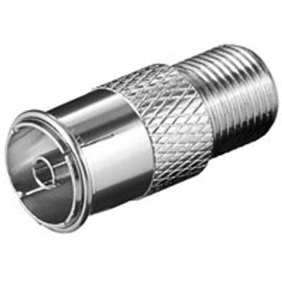 goobay Adapter F-aansluiting naar Coax-aansluiting