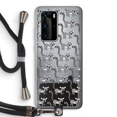 Makis: Huawei P40 Pro Transparant Hoesje met koord
