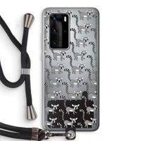Makis: Huawei P40 Pro Transparant Hoesje met koord