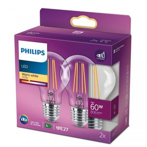 Philips LED classic 60W E27 WW