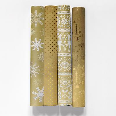 Kerstpapier elegant x-mas 150x70 cm