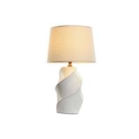 Bureaulamp Home ESPRIT Wit Porselein 50 W 220 V 36 x 36 x 61 cm 35 x 35 x 60 cm