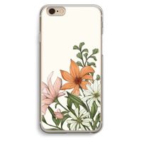 Floral bouquet: iPhone 6 / 6S Transparant Hoesje