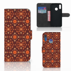 Honor 10 Lite Telefoon Hoesje Batik Brown