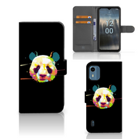 Nokia C12 Leuk Hoesje Panda Color - thumbnail