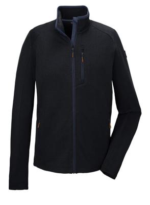 Killtec KOS 92 Power Stretch Fleece Heren Black Blue 3XL