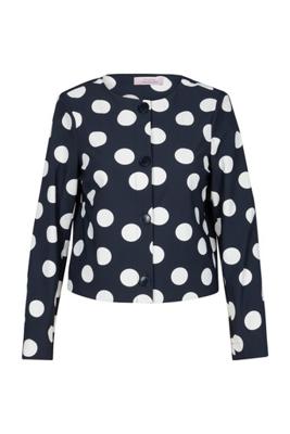 Charlot polkadot jacket - darkblue/kit - 13490