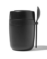 051 Soep- En Voedselbeker 400ml Rvs Zwart (zwart)