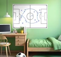 Voetbal whiteboard sticker