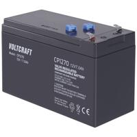 VOLTCRAFT CE12V/7Ah Loodaccu 12 V 7 Ah Loodvlies (AGM) (b x h x d) 151 x 100 x 65 mm Kabelschoen 4.8 mm Onderhoudsvrij - thumbnail