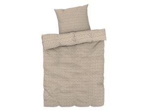 LIVARNO home Dekbedovertrek 140 x 200 cm (ornament beige)