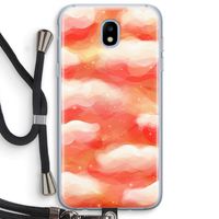 Lichte Wolken: Samsung Galaxy J5 (2017) Transparant Hoesje met koord