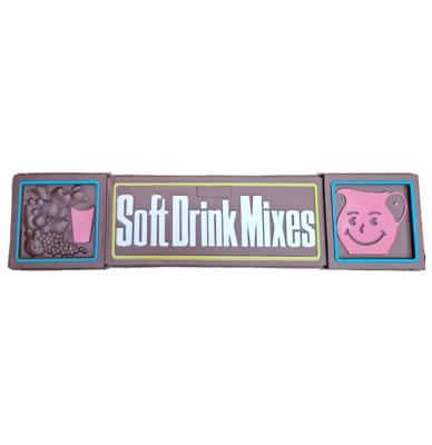 Vintage Kool-Aid Drink Mixes Plastic Display Bord - 125 x 28cm - NOS