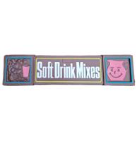 Vintage Kool-Aid Drink Mixes Plastic Display Bord - 125 x 28cm - NOS