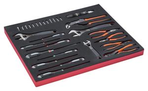 Bahco Foaminlay Fit&Go 3/3 met schroevendraaiers | sleutels en tangen - 28-delig - FF1A67