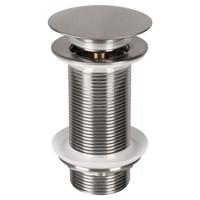 Differnz afvoerplug pop up | design | mat chroom | large | Ø 66 mm x 98 mm