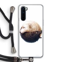 Yin Yang Wolves: OnePlus Nord Transparant Hoesje met koord