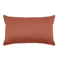 Stof Textile sierkussen Bea - terracotta - 30 x 50 cm - bank kussens - polyester Stof Textile sierkussen Bea - terracotta - 30 x 50 cm - bank kussens - polyester