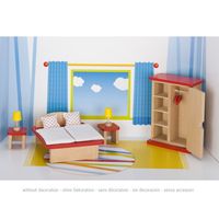 Goki 51715 accessoire voor poppenhuizen Slaapkamertje voor poppenhuizen