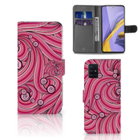 Samsung Galaxy A51 Hoesje Swirl Pink - thumbnail