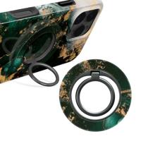 MIO Green Marble MagSafe Compatible Ring Holder