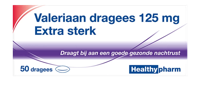 Healthypharm Valeriaan 125mg Extra Sterk Dragees