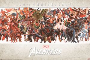 Avengers 60th Anniversary Poster 61x91.5cm