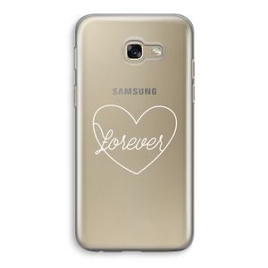 Forever heart pastel: Samsung Galaxy A5 (2017) Transparant Hoesje