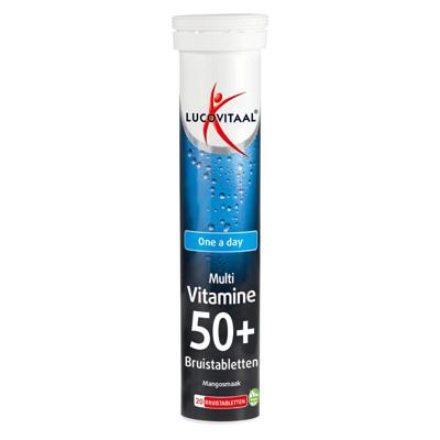 Lucovitaal Voedingssupplementen Multi Vitamine 50+ Bruistabletten 20stuks Lucovitaal Voedingssupplementen Multi Vitamine 50+ Bruistabletten 20stuks